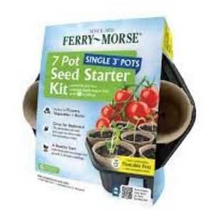 Ferry Morse 7 Pot Circular Tray with Starting Pots